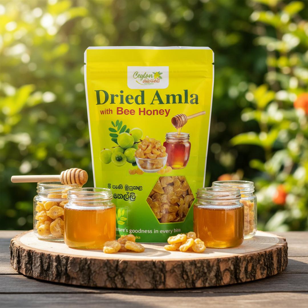 Dried Amla with Bee Honey